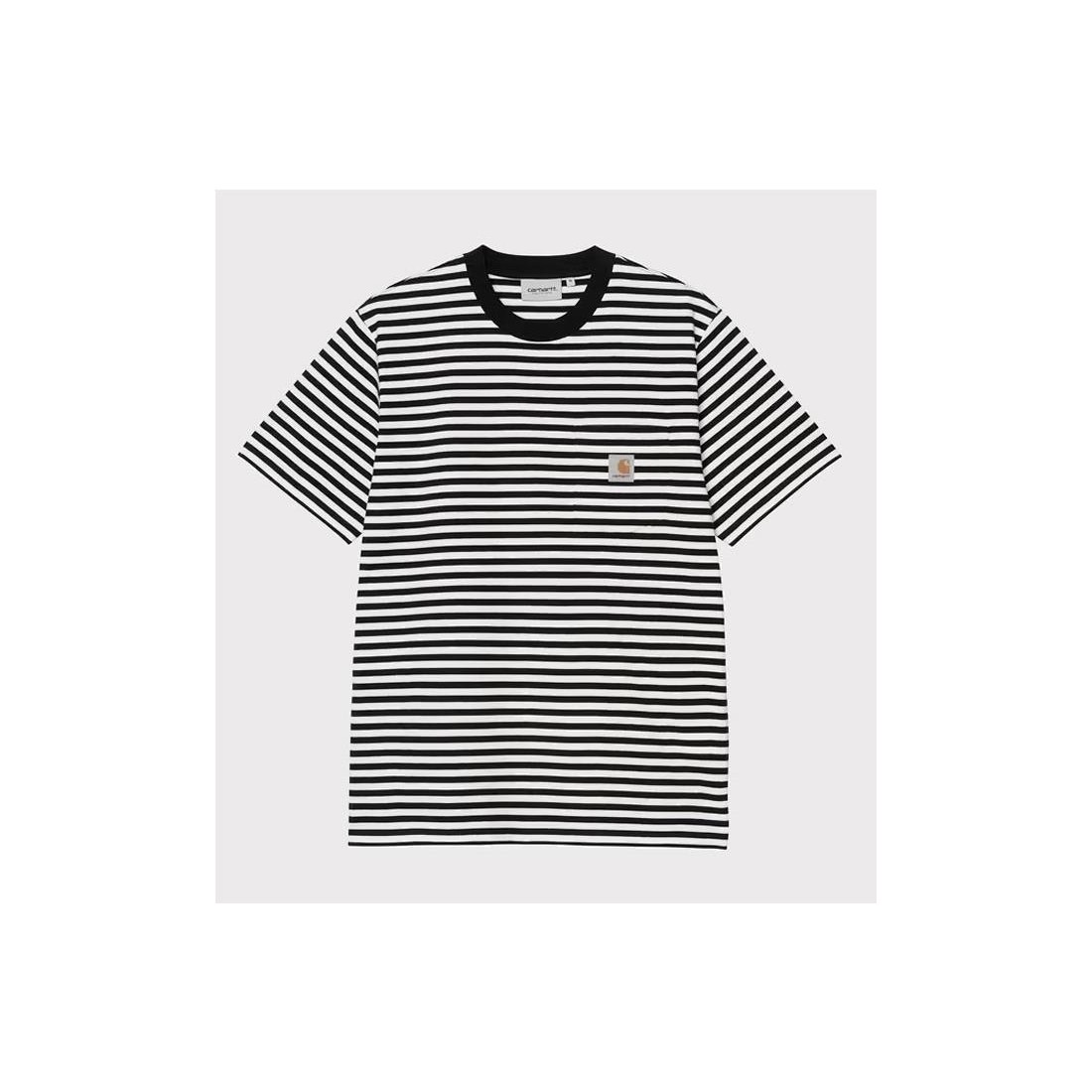 CARHARTT WIP EZRA POCKET TEE NEGRO
