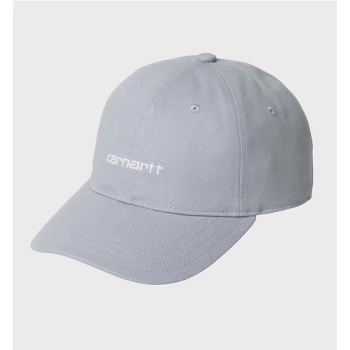 CARHARTT WIP CANVAS SCRIPT CAP AZUL BLANCO