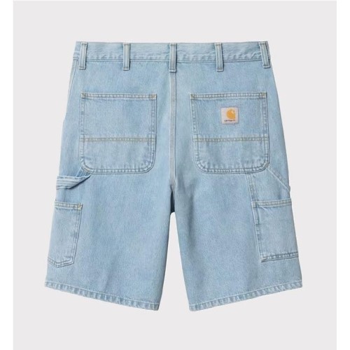 CARHARTT WIP SINGLE KNEE SHORT AZUL BLANCO