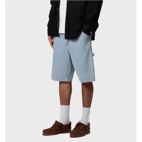 CARHARTT WIP SINGLE KNEE SHORT AZUL BLANCO