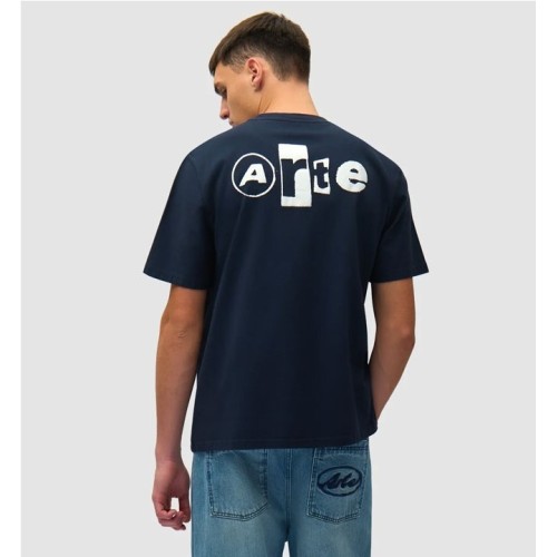 ARTE BACK COLLAGE TEE AZUL OSCURO