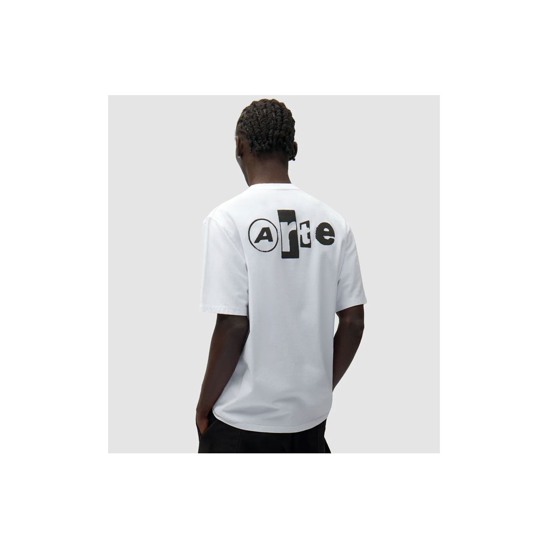 ARTE BACK COLLAGE TEE BLANCO