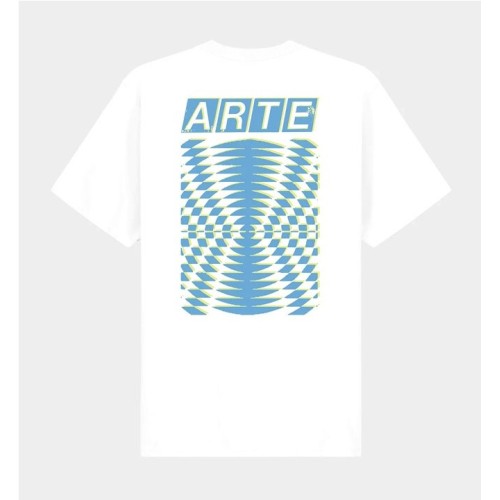 ARTE ABSTRACT BACK PRINT TEE BLANCO