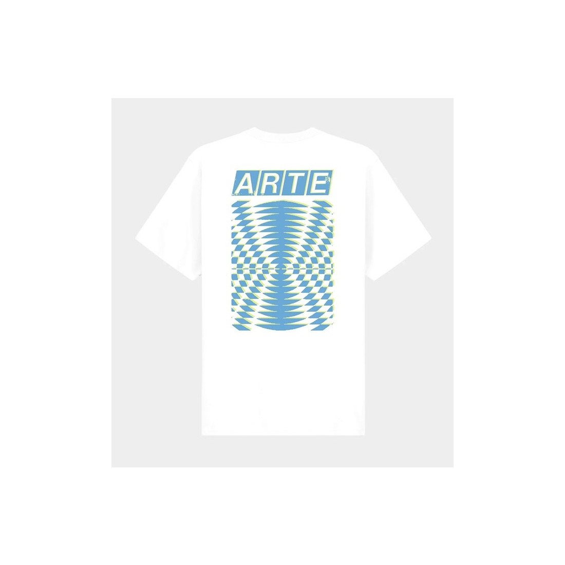 ARTE ABSTRACT BACK PRINT TEE BLANCO