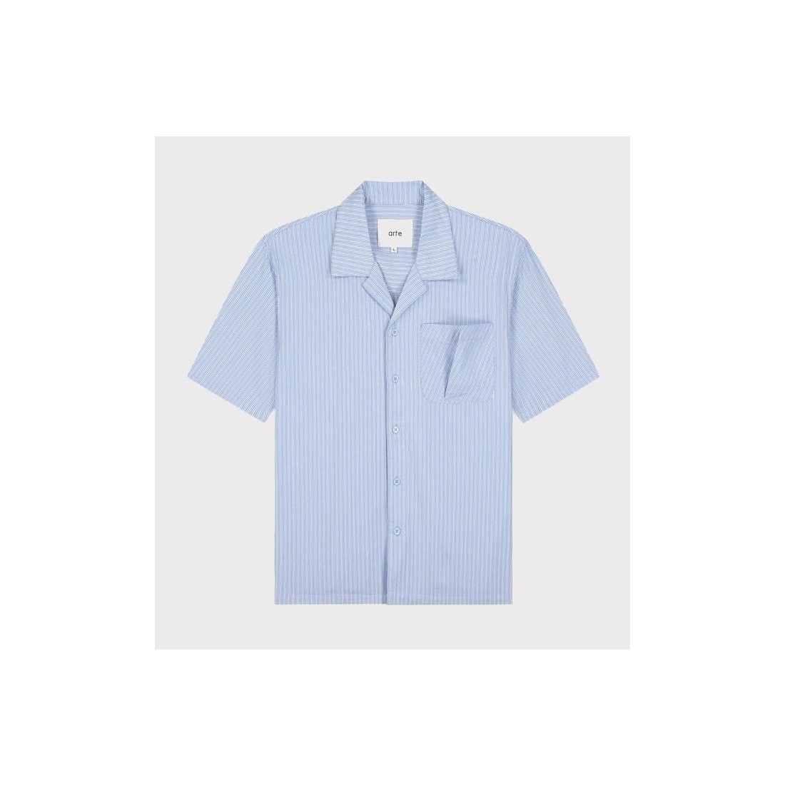 ARTE FOLD POCKET SHIRT AZUL CLARO
