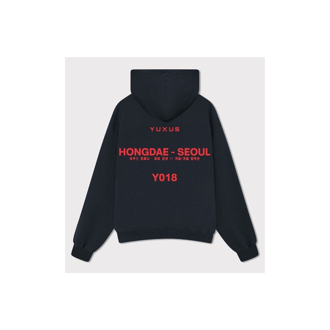 YUXUS ROTARY HONGDAE HOODIE AZUL MARINO
