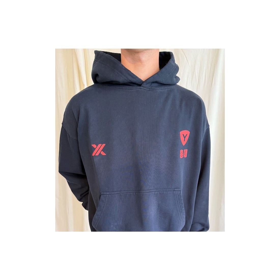 YUXUS ROTARY HONGDAE HOODIE AZUL MARINO