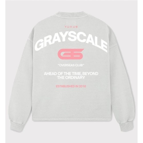 YUXUS GOOSE GRAYSCALE CREWNECK GRIS