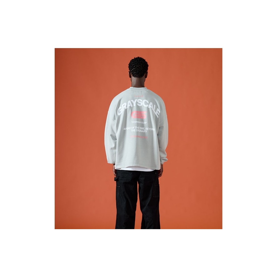 YUXUS GOOSE GRAYSCALE CREWNECK GRIS