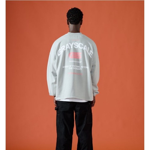 YUXUS GOOSE GRAYSCALE CREWNECK GRIS