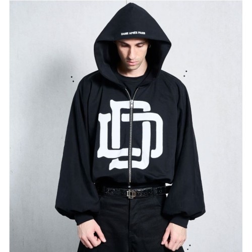 DAME MONOGRAM ZIPPER NEGRO