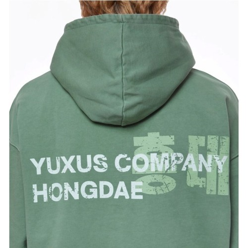 YUXUS HERB HONGDAE HOODIE VERDE CLARO