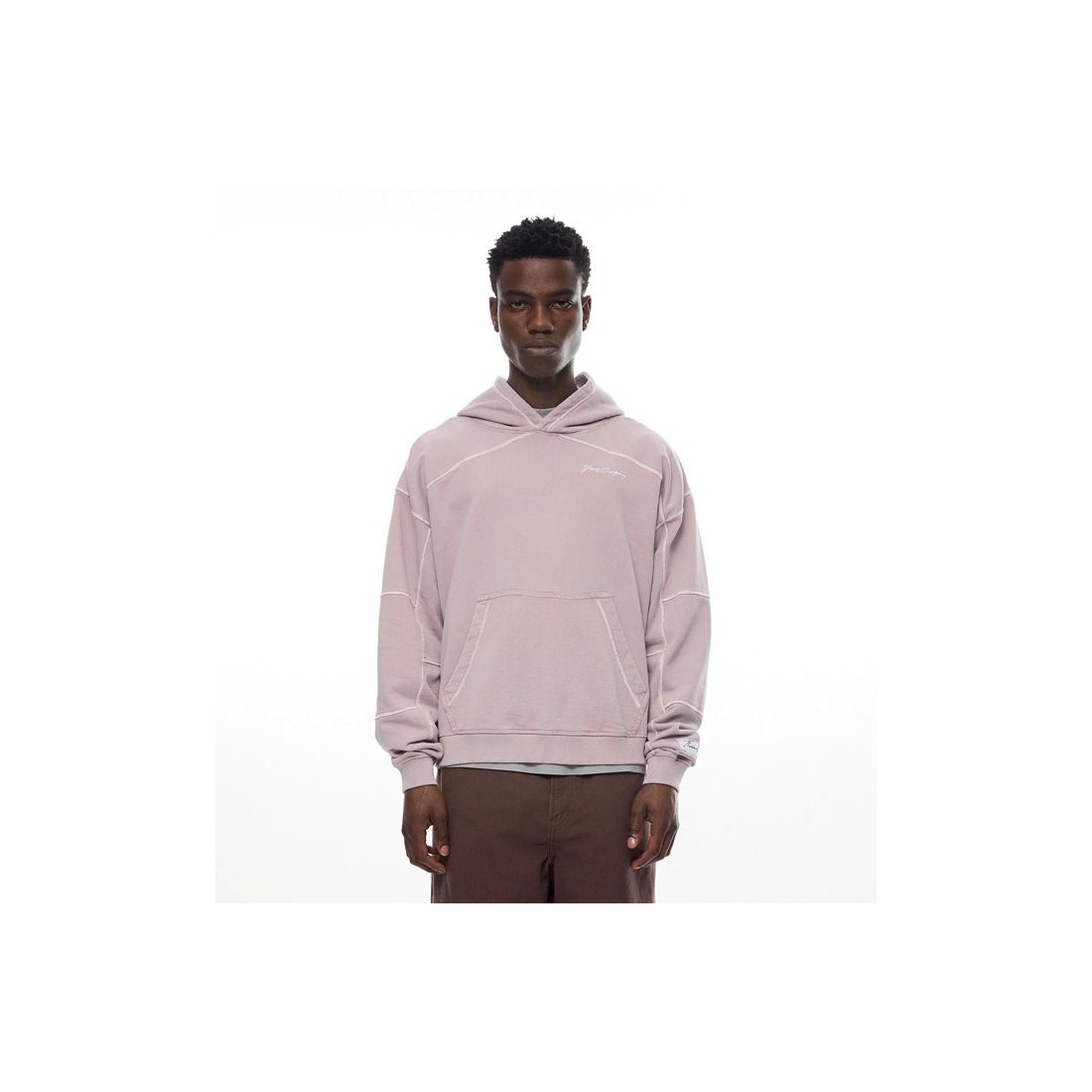 YUXUS TAFFY THREADS HOODIE ROSADO