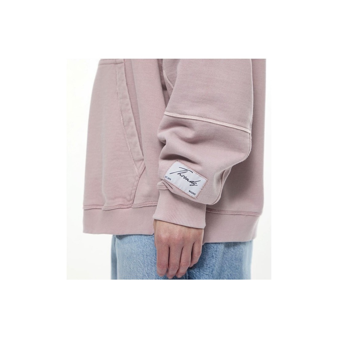 YUXUS TAFFY THREADS HOODIE ROSADO