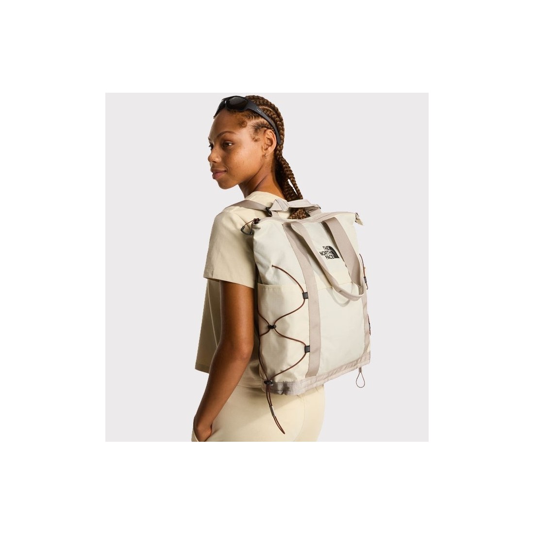 THE NORTH FACE BOREALIS TOTE BEIGE1