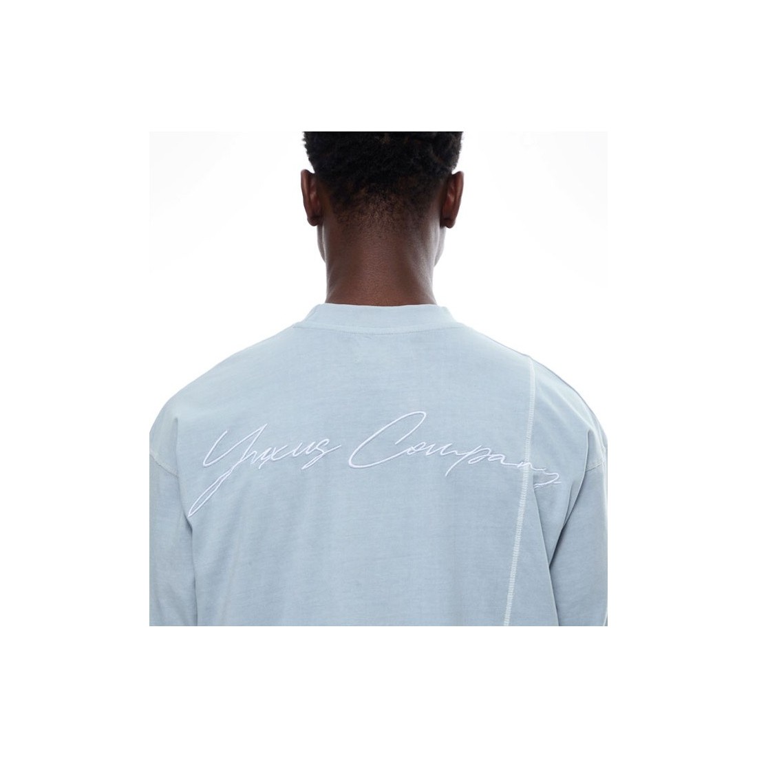 YUXUS VERDANT THREADS TEE AZUL CLARO