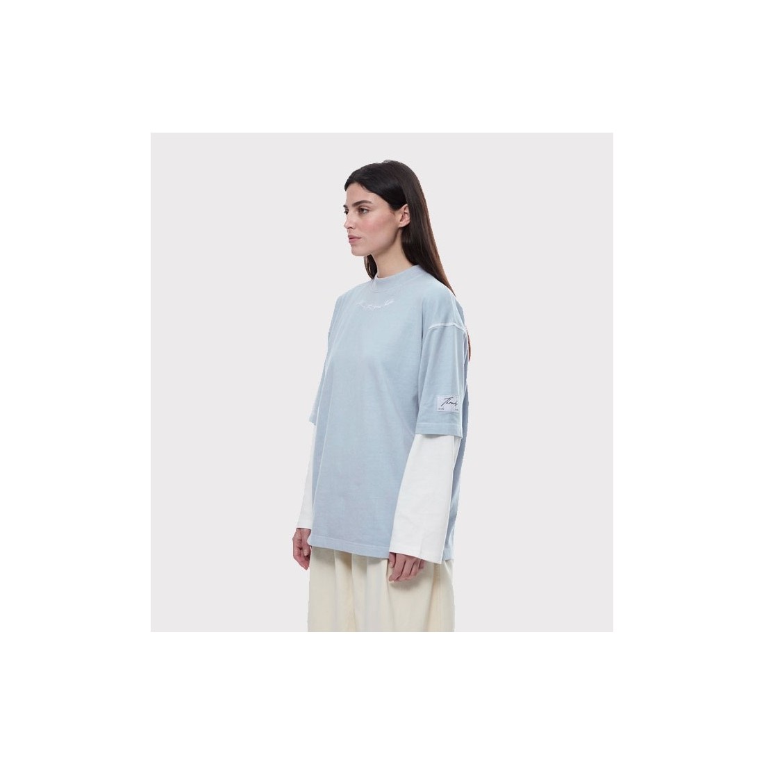 YUXUS VERDANT THREADS TEE AZUL CLARO
