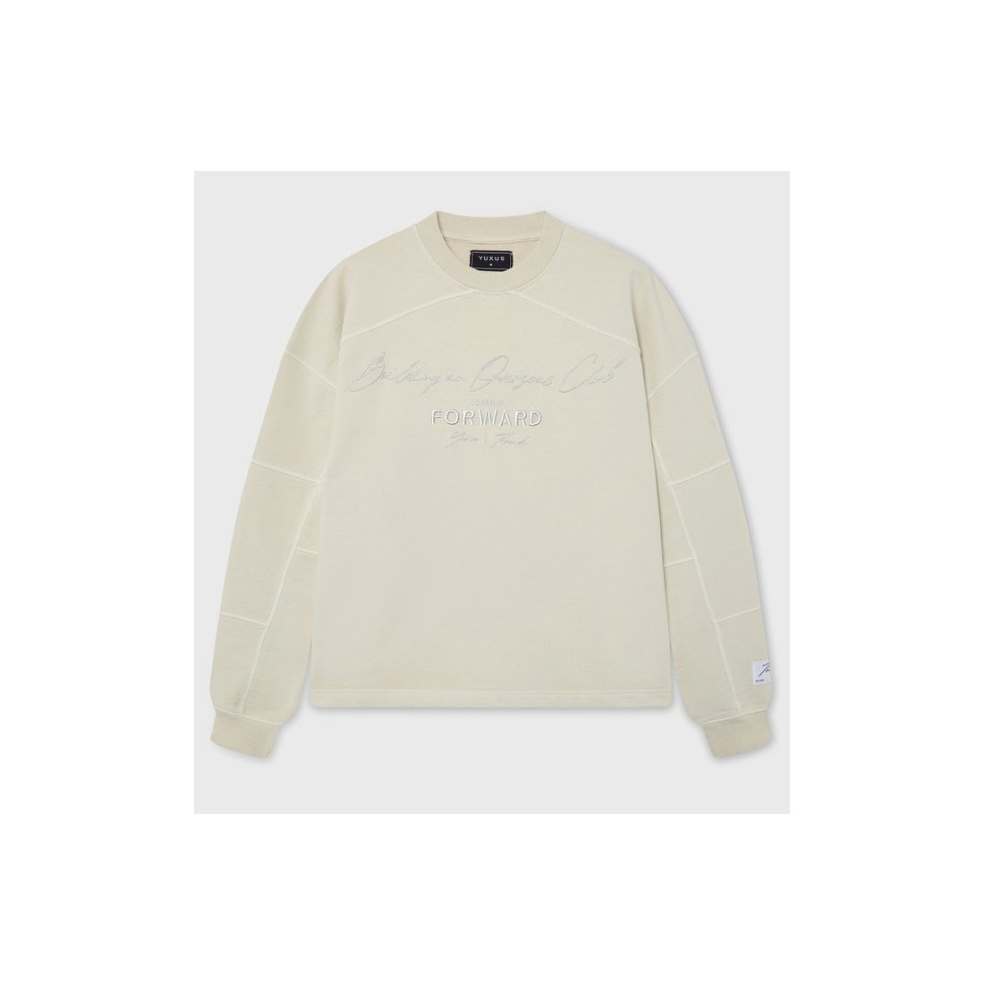 YUXUS BALTIC THREADS CREWNECK BEIGE