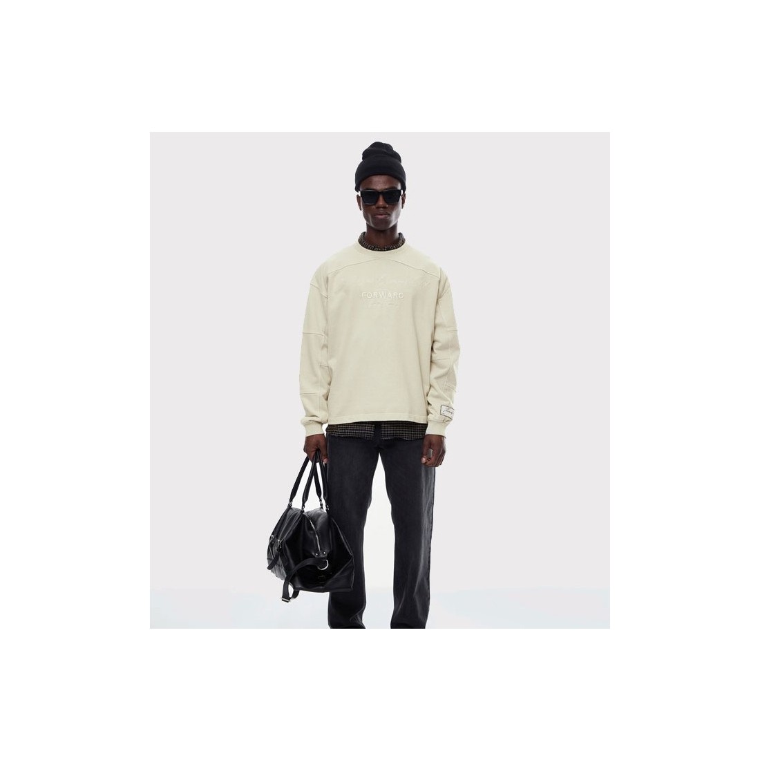 YUXUS BALTIC THREADS CREWNECK BEIGE