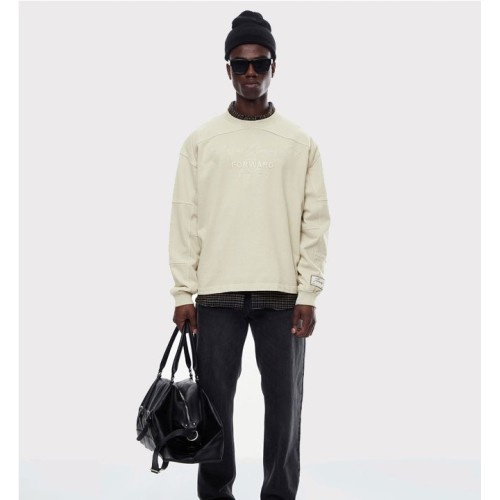 YUXUS BALTIC THREADS CREWNECK BEIGE