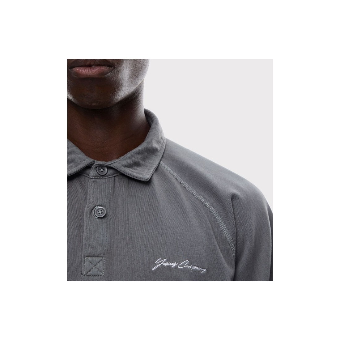 YUXUS THREADS PECAN POLO GRIS