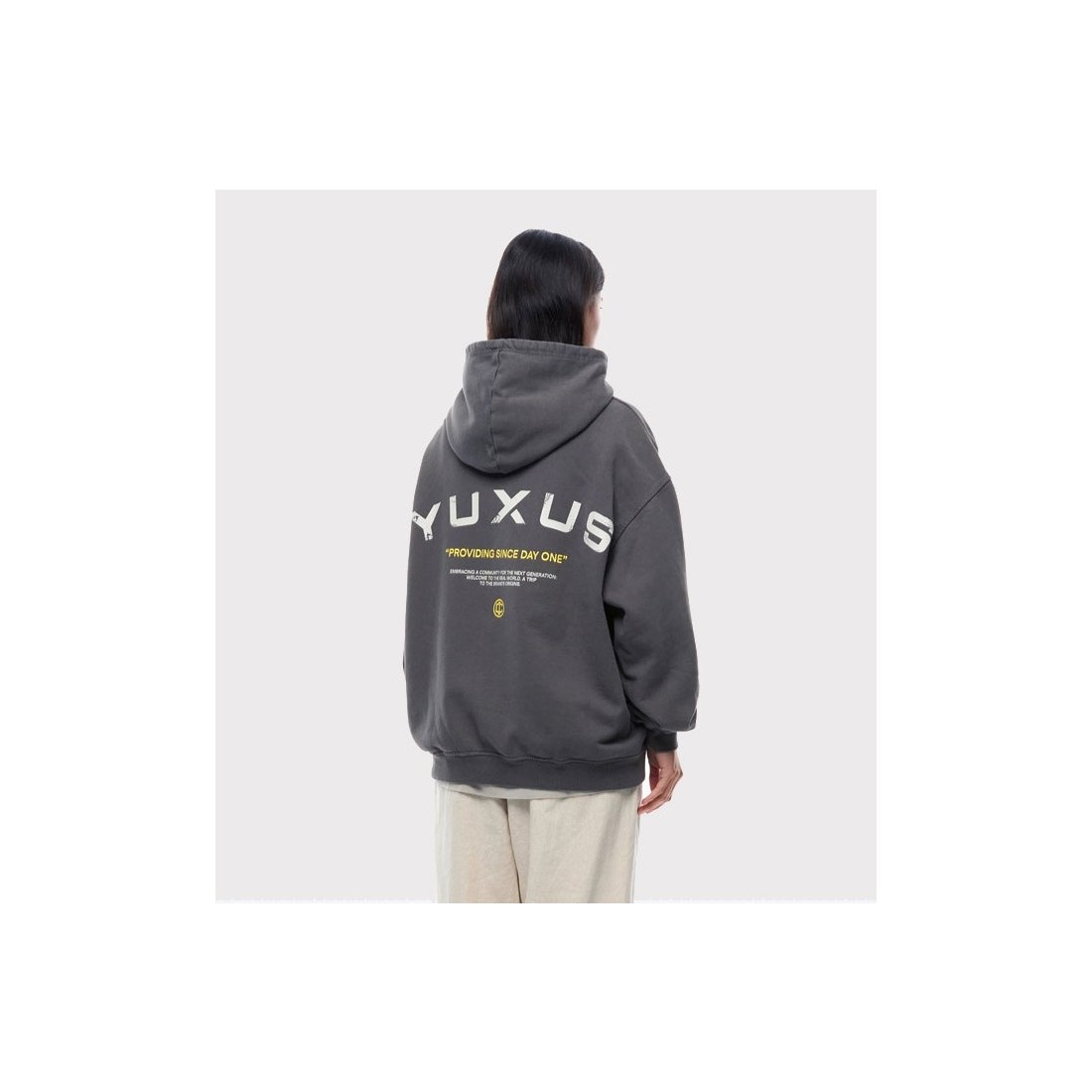 YUXUS ONYX ICONS HOODIE GRIS
