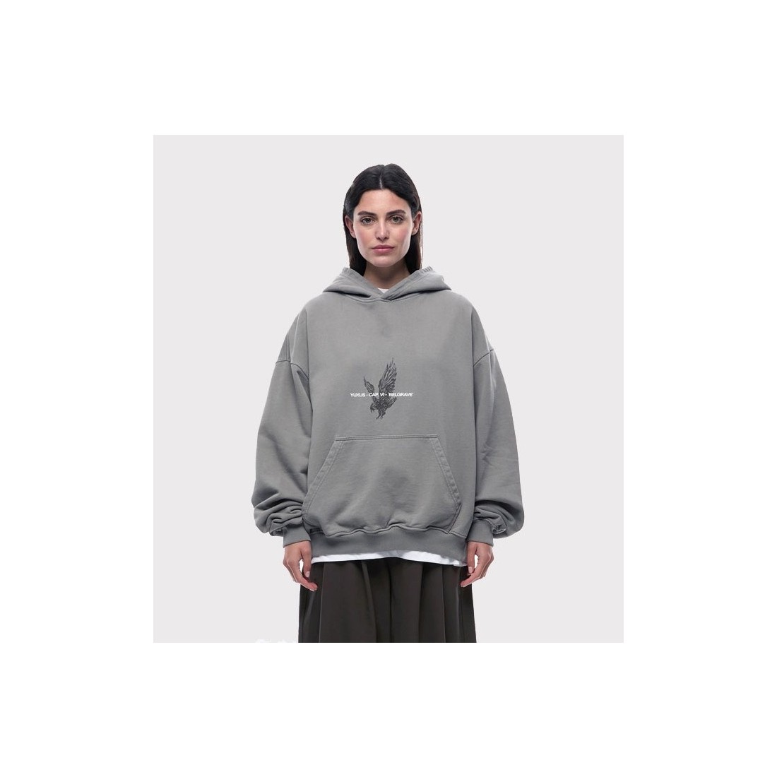 YUXUS NIGHTSHADE BELGRAVE HOOD GRIS