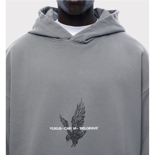 YUXUS NIGHTSHADE BELGRAVE HOOD GRIS