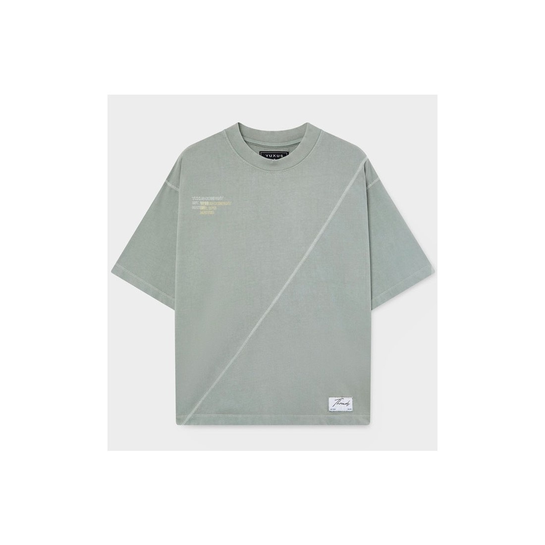 YUXUS CANOE THREADS TEE GRIS