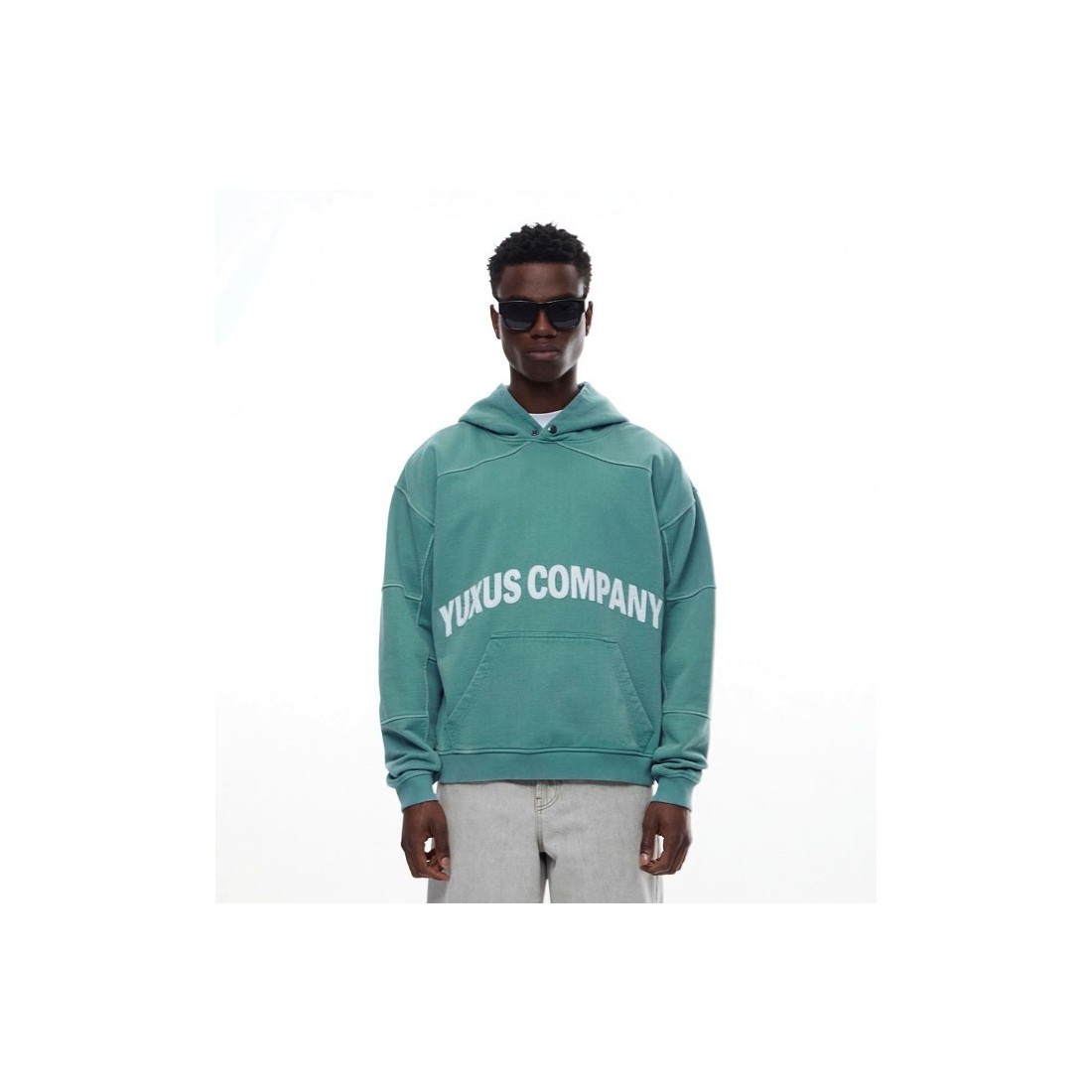 YUXUS BONDI THREADS HOODIE AZUL CLARO
