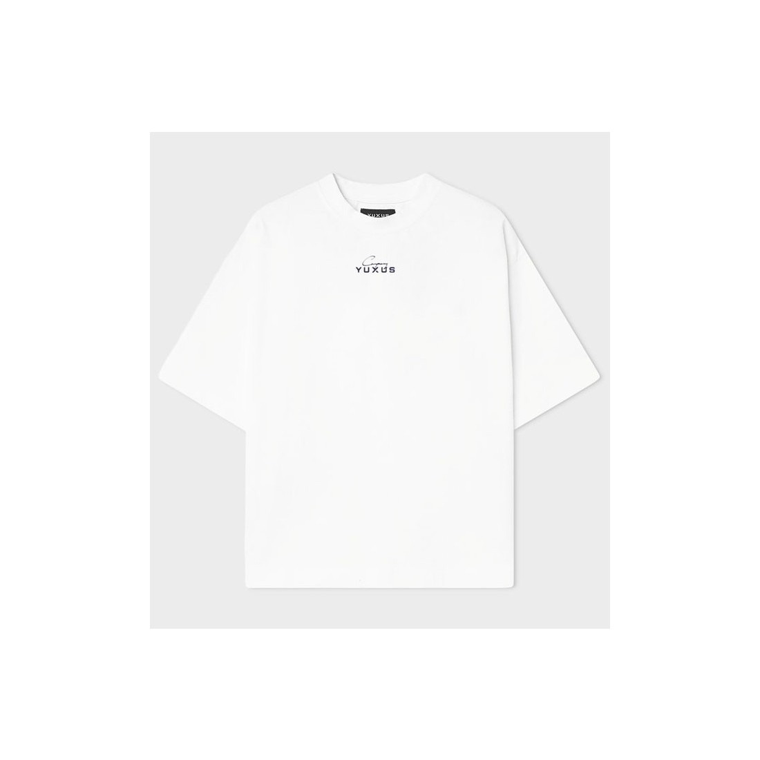 YUXUS MARBLE PATTERNS TEE BLANCO