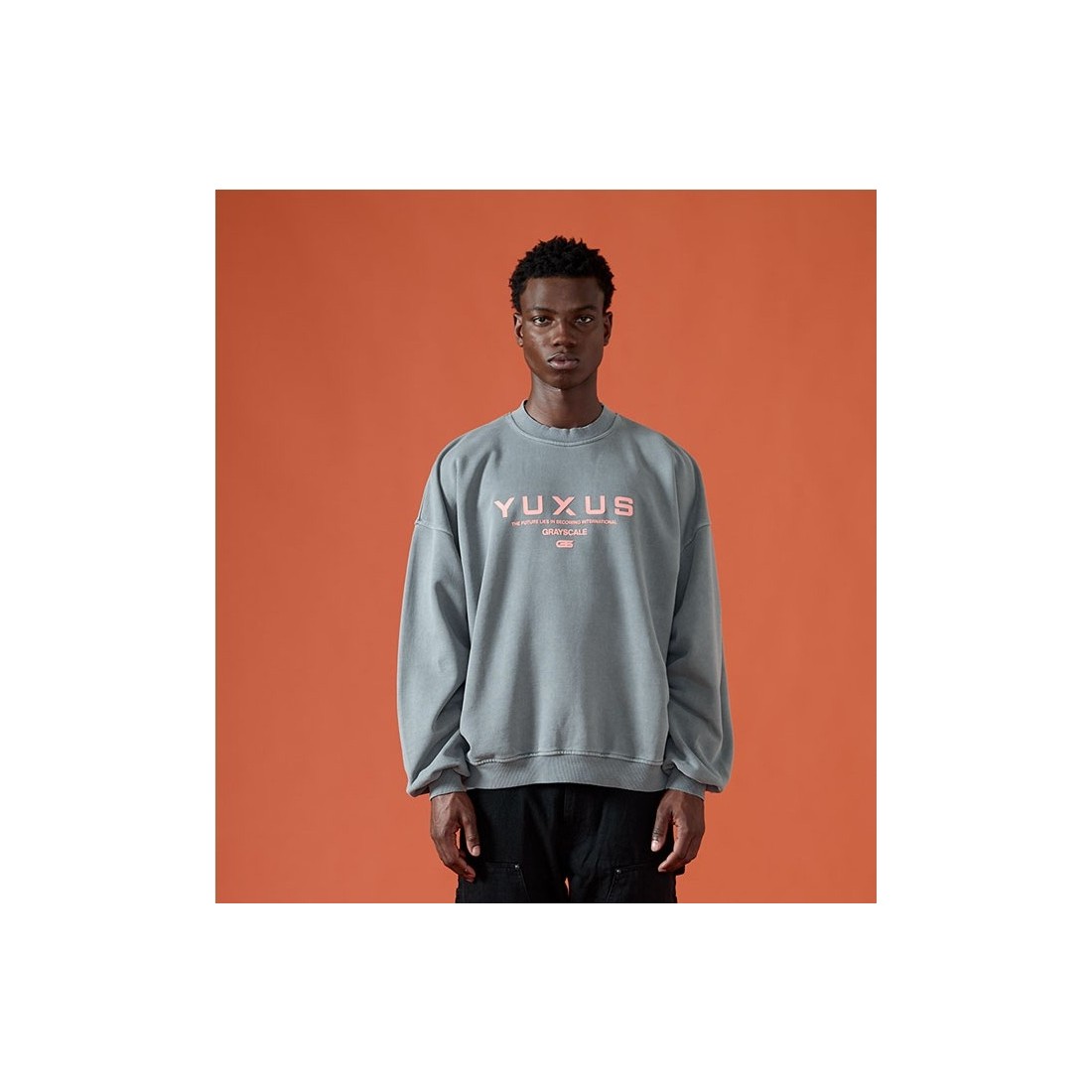 YUXUS DIM GRAYSCALE CREWNECK GRIS