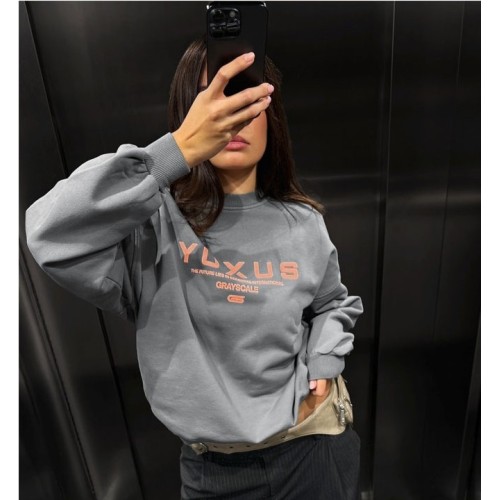 YUXUS DIM GRAYSCALE CREWNECK GRIS