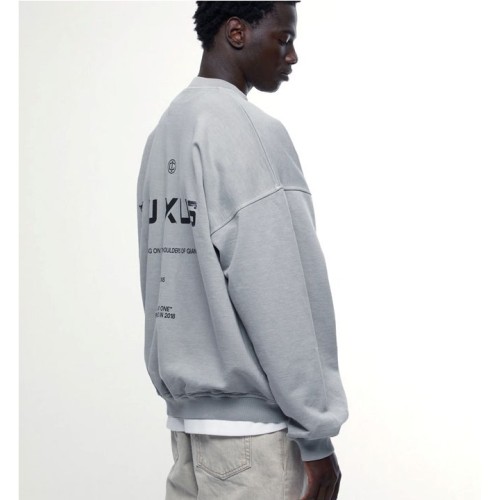 YUXUS ICONS GLACIER CREWNECK GRIS