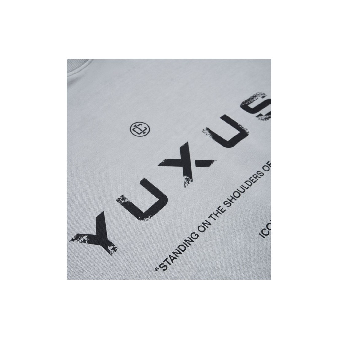 YUXUS ICONS GLACIER CREWNECK GRIS
