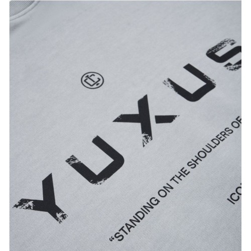 YUXUS ICONS GLACIER CREWNECK GRIS