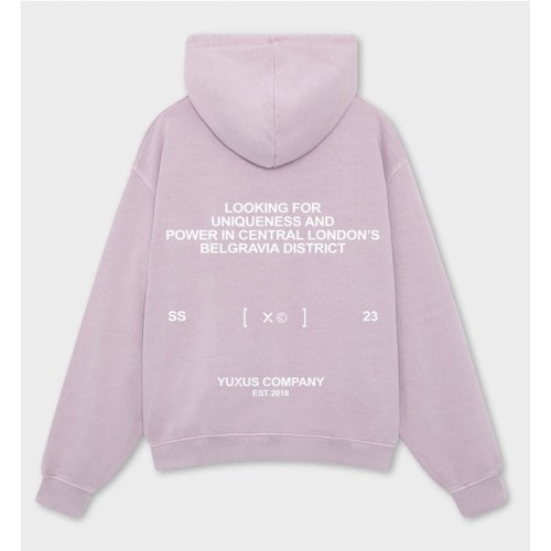 YUXUS BELGRAVE LAVENDER HOODIE LAVANDA