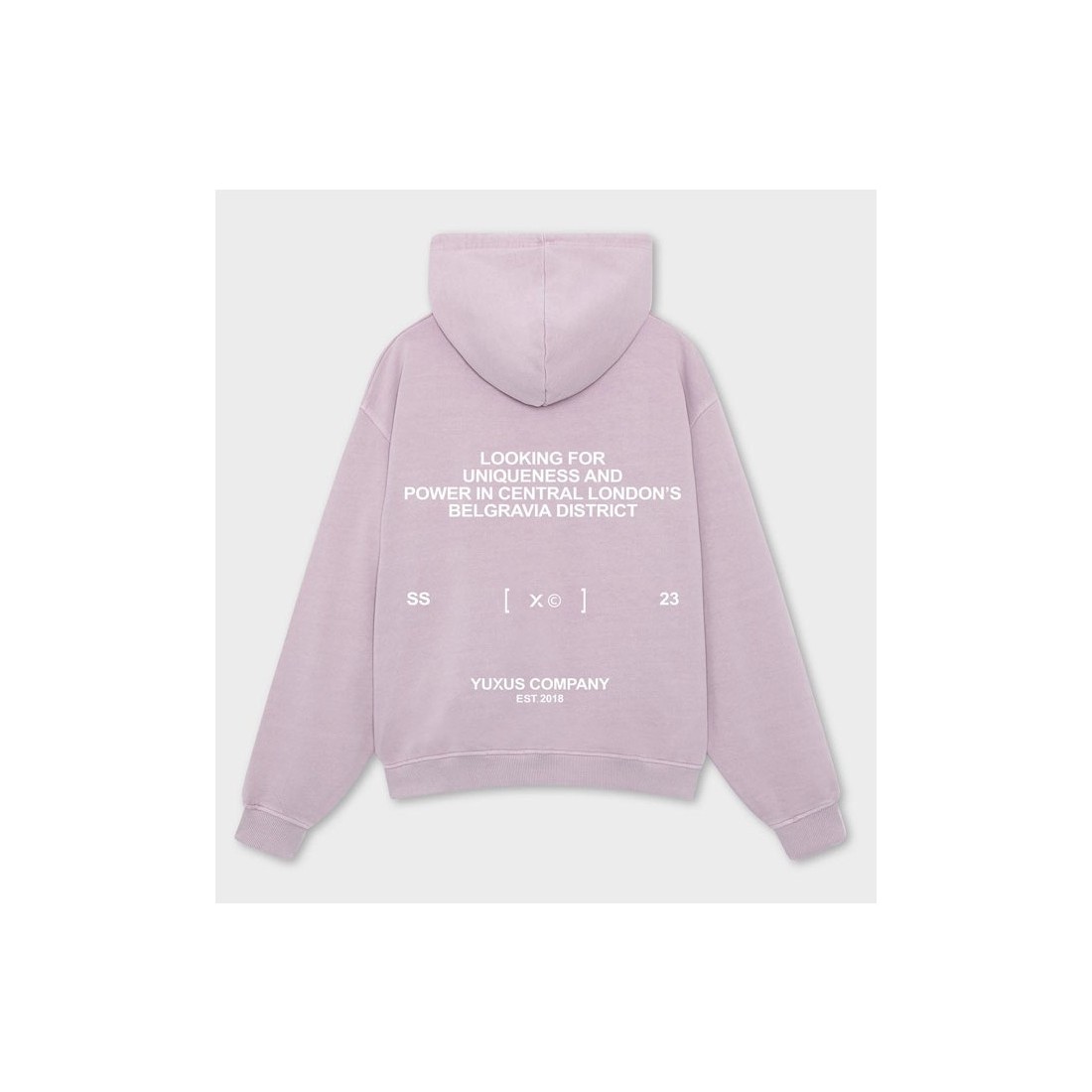 YUXUS BELGRAVE LAVENDER HOODIE LAVANDA