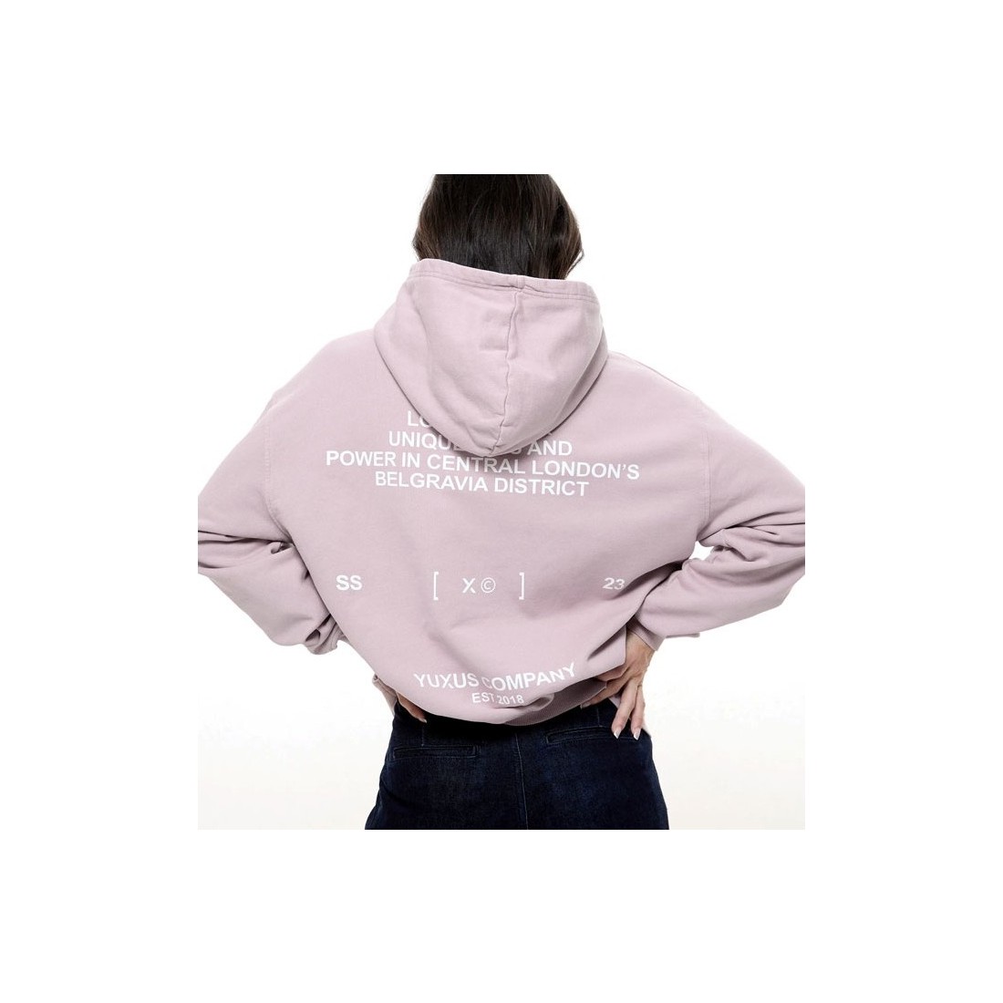 YUXUS BELGRAVE LAVENDER HOODIE LAVANDA