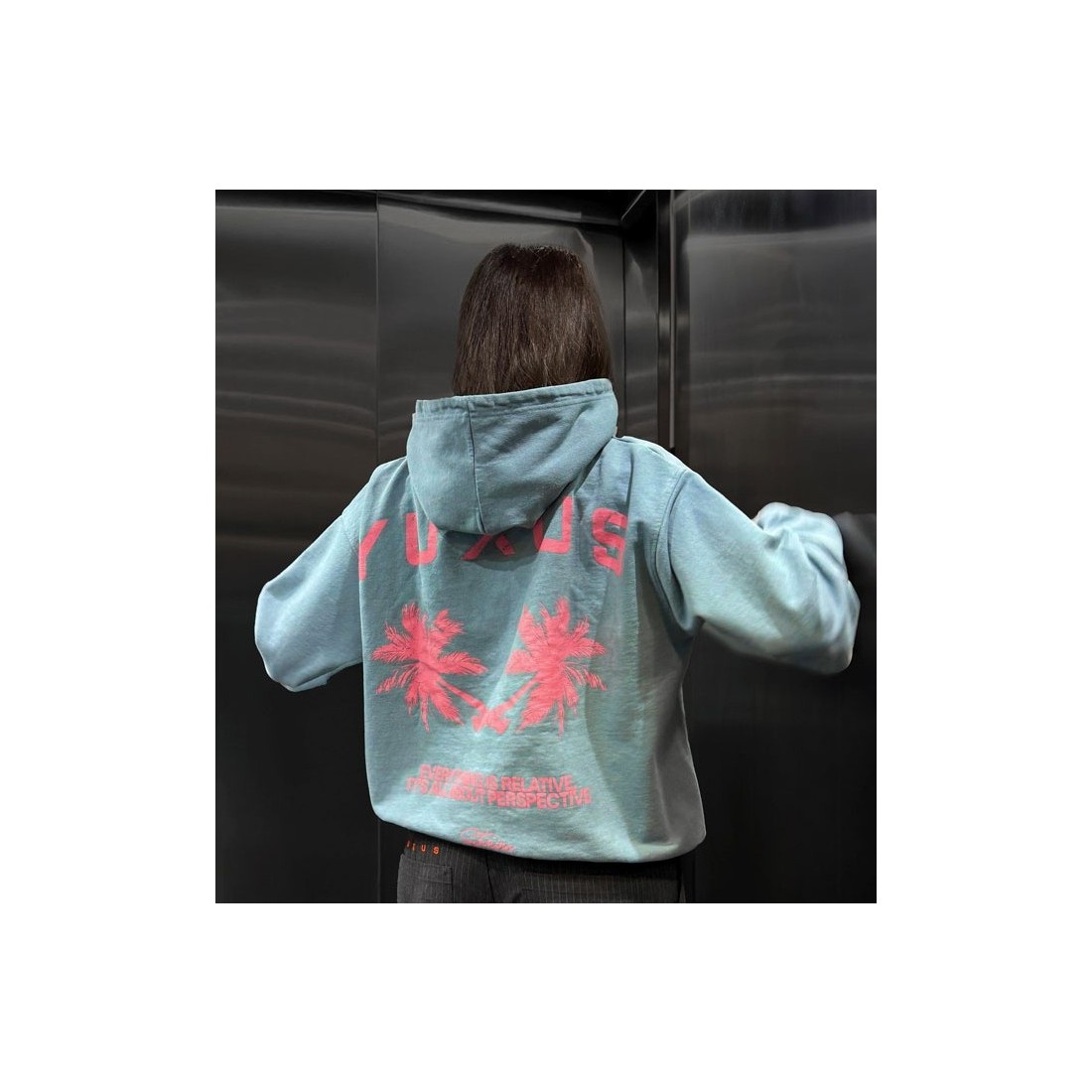 YUXUS STAMINA LACE HOODIE AZUL