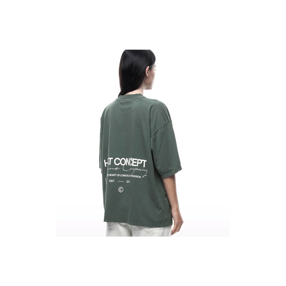 YUXUS BELGRAVE JADE TEE VERDE