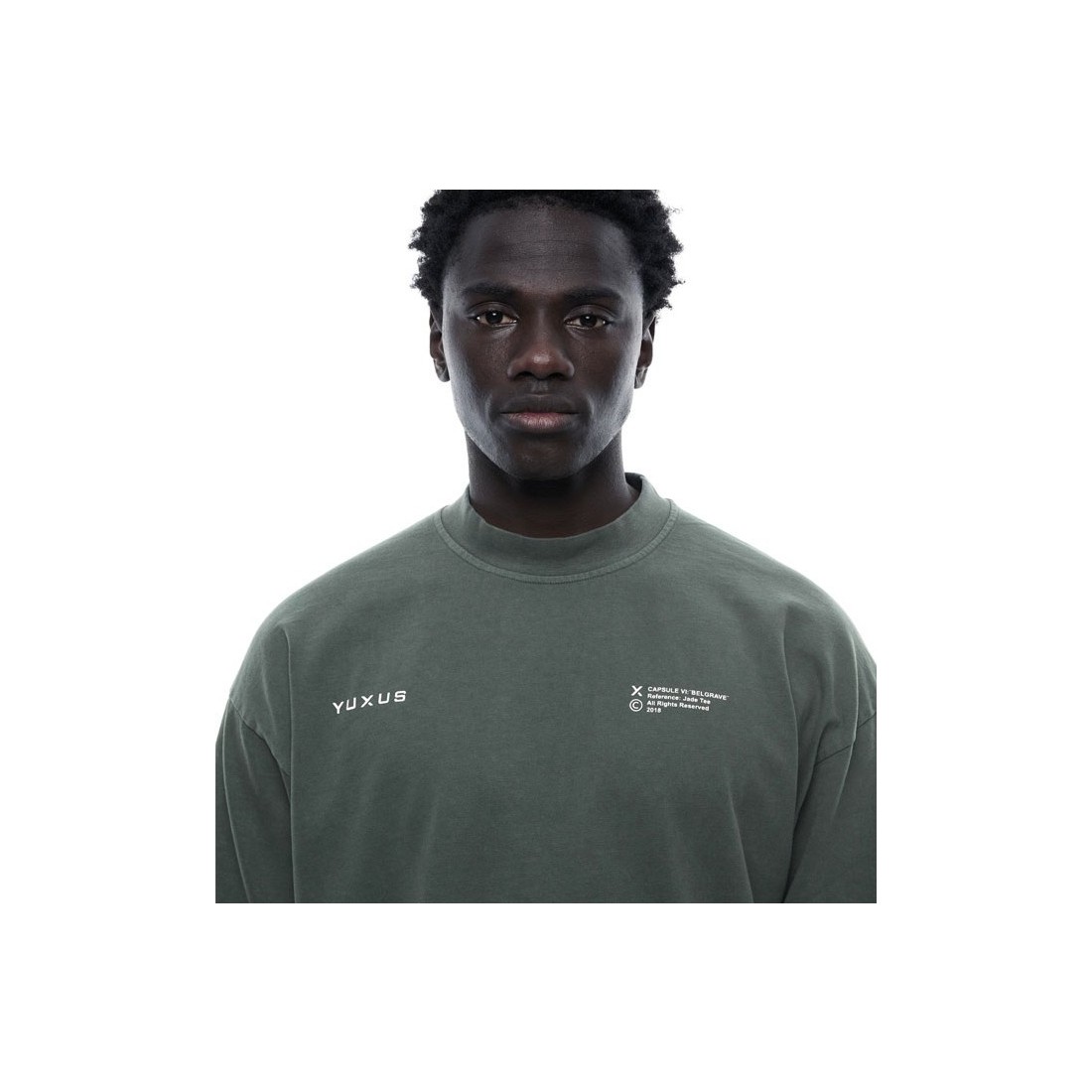 YUXUS BELGRAVE JADE TEE VERDE