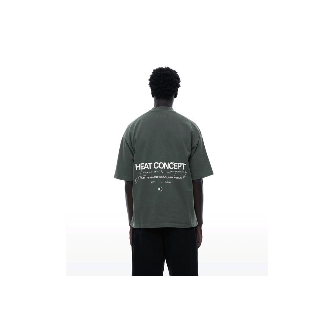 YUXUS BELGRAVE JADE TEE VERDE