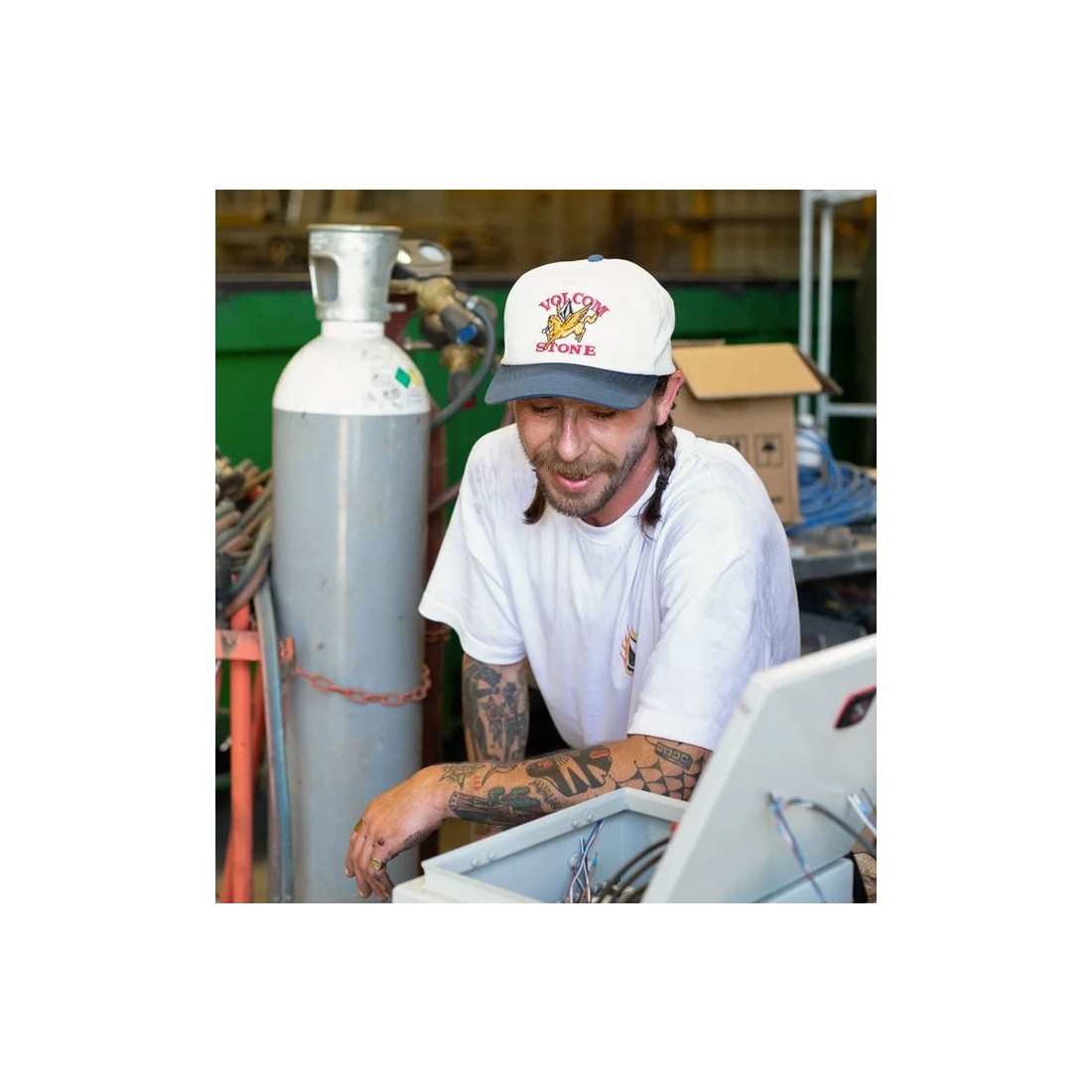 VOLCOM PETROLSTONE ADJ HAT BLANCO