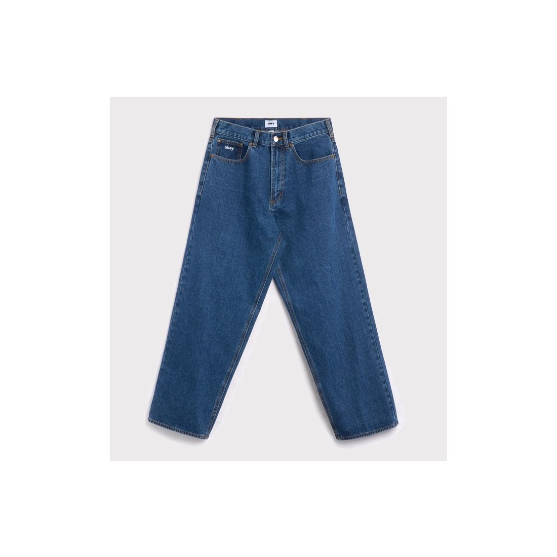 OBEY BIGWIG BAGGY DENIM PANT AZUL