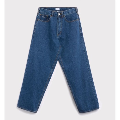 OBEY BIGWIG BAGGY DENIM PANT AZUL