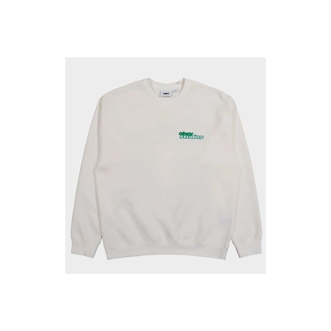 OBEY TONIC CREWNECK BLANCO