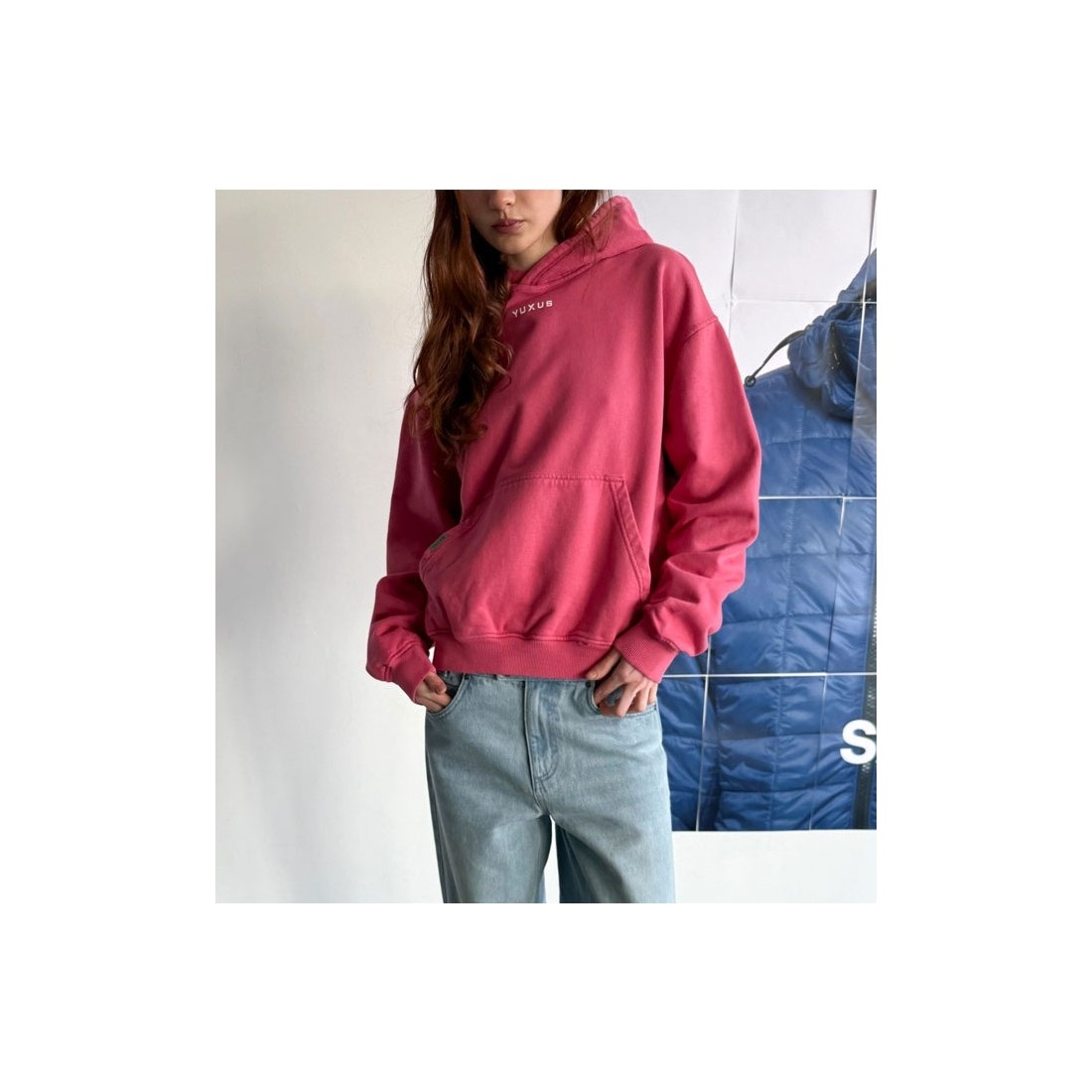 YUXUS AZALEA PATTERNS HOODIE ROSADO