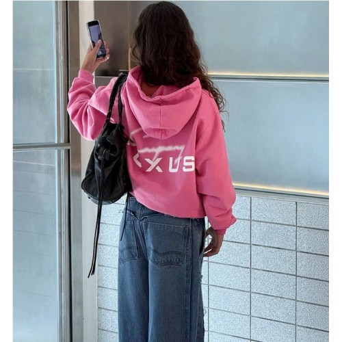 YUXUS AZALEA PATTERNS HOODIE ROSADO