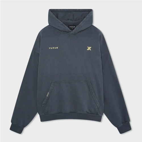 YUXUS FOGGY GENESIS HOODIE GRIS OSCURO